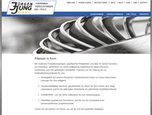 Tablet Screenshot of jung-formenbau.de